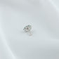 Rain Forest CZ Silver Nose Pin