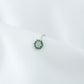 Rain Forest CZ Silver Nose Pin
