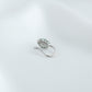 Rain Forest CZ Silver Nose Pin