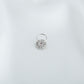 Rose Radiance Silver Nose Pin
