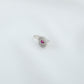 Rose Radiance Silver Nose Pin
