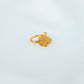 Kashmiri Chinar Gold Plated Silver Clip On Nose Pin
