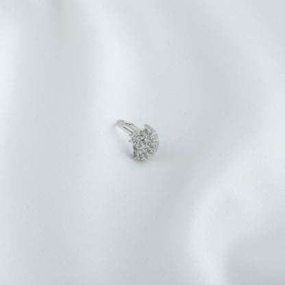 Sky Vision CZ silver Nose Pin