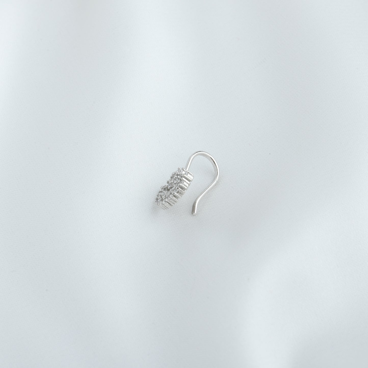 Sky Vision CZ silver Nose Pin