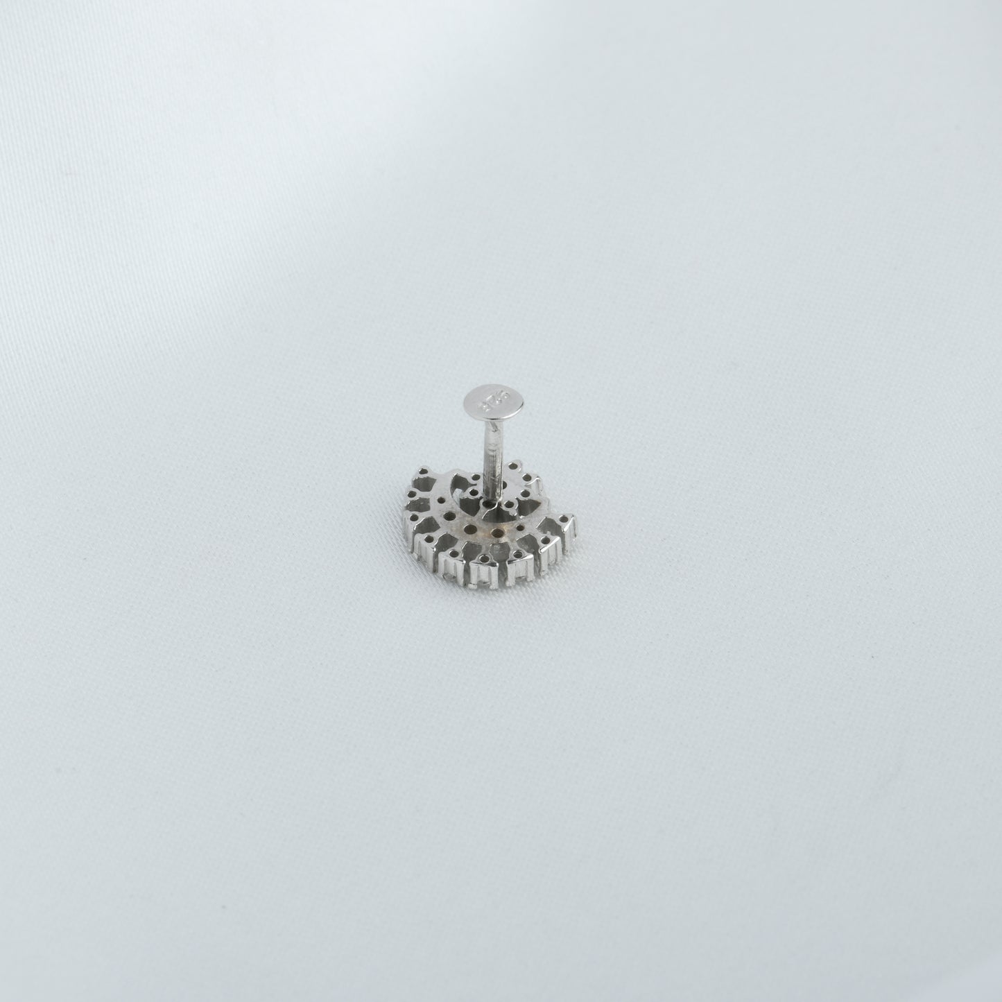 Sky Vision CZ silver Nose Pin