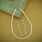 Delicate Rice Pearl Necklace Set