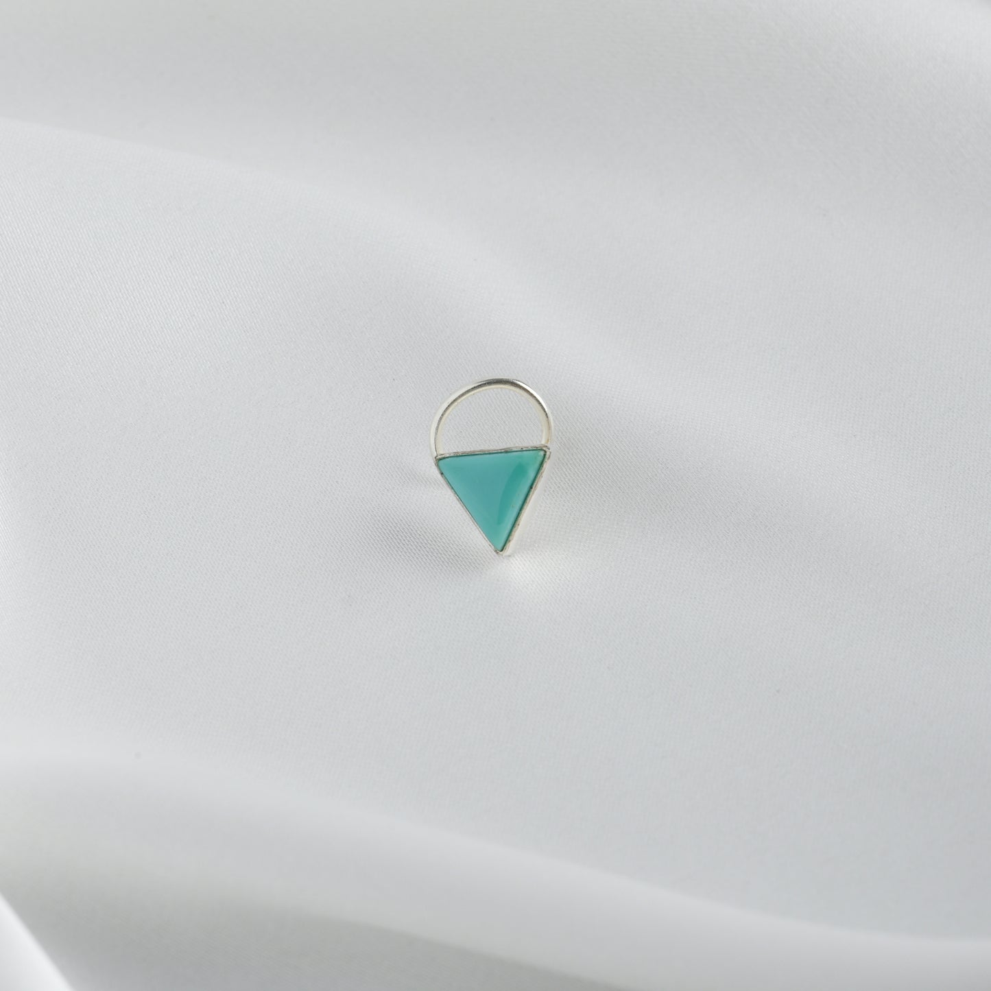 Natural Turquoise Nose Pin