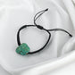 Turquoise Tumble Black Thread Bracelet For Men