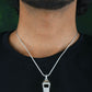 Silver Emergency Whistle Pendant