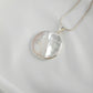 Whispers Of The Tree MOP Silver Pendant