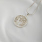Whispers Of The Tree MOP Silver Pendant