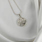 MOP Silver Flower Pendant