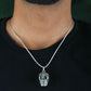 Men Openable Skull Pendant