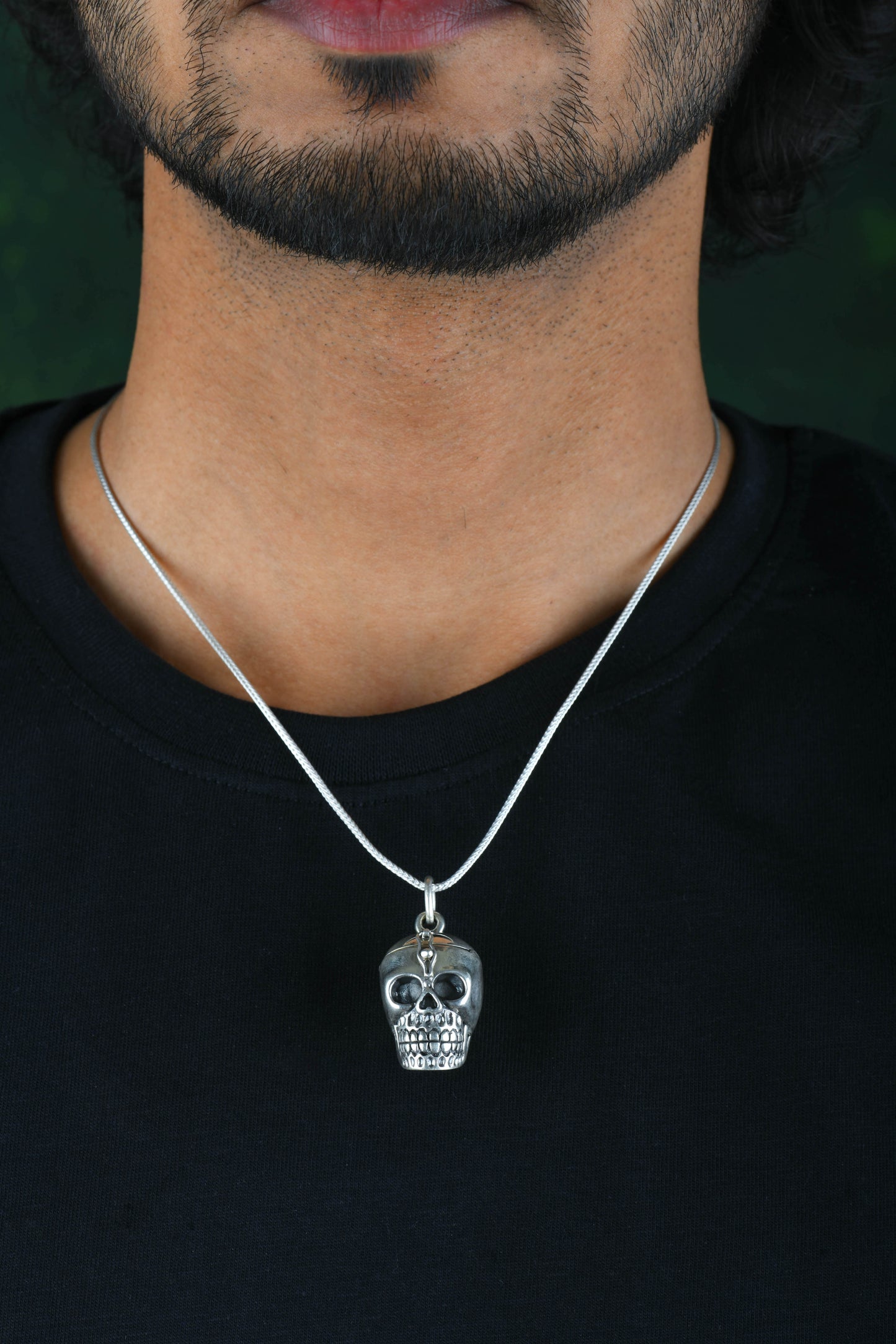 Men Openable Skull Pendant