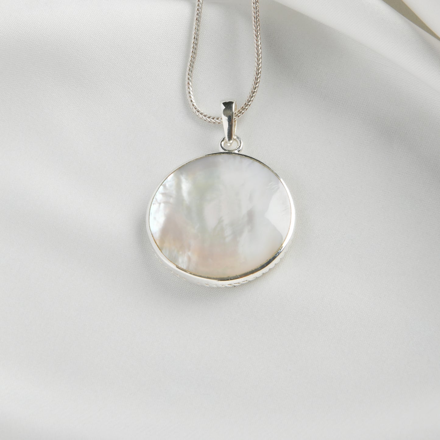 The MOP And Silver Star Pendant