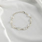 Oval Moonstones Silver Bracelet
