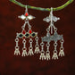 Madhu Chandrika Rang Birangi Silver Earrings