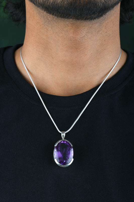 Natural Amethyst Pendant