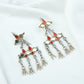 Madhu Chandrika Rang Birangi Silver Earrings
