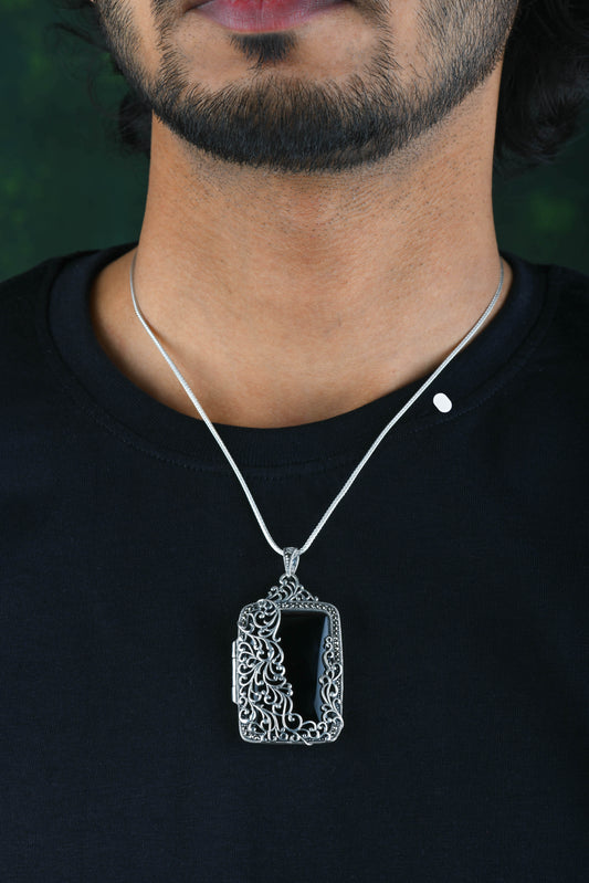 Limited Edition Black Onyx Men Pendant