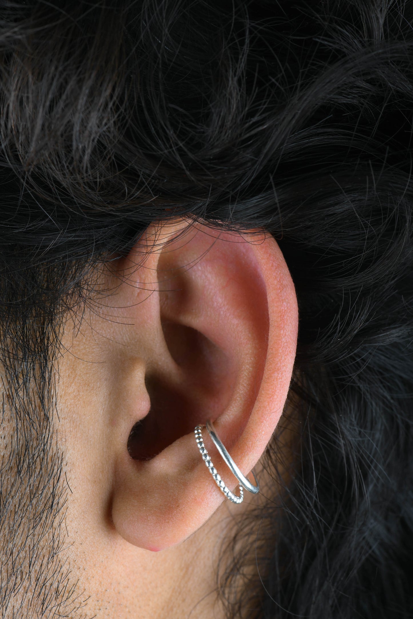 Ear Clip Cuff Wrap Earrings(Silver)