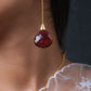 Ruby Drop Earrings