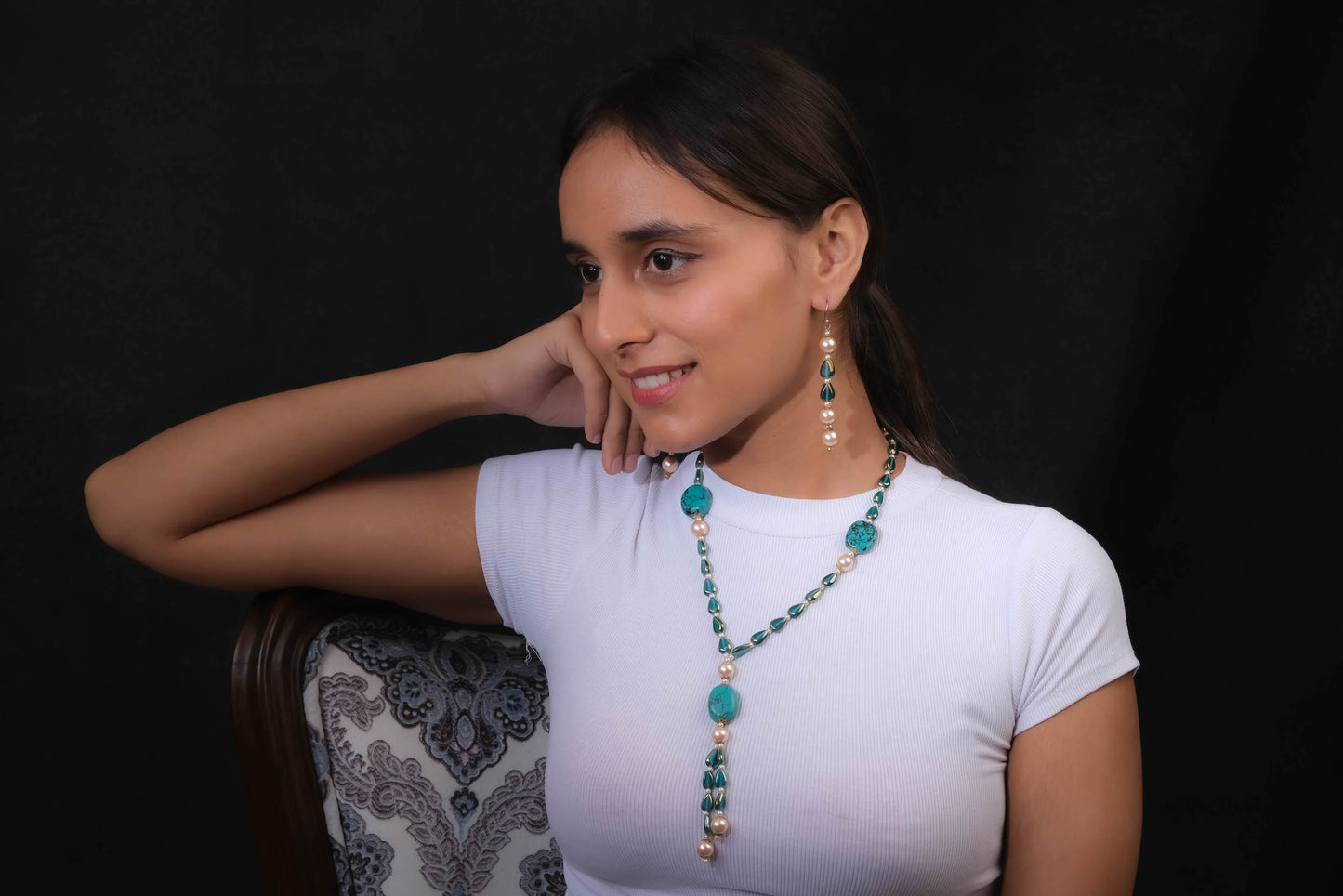 Aqua Aurora Necklace Set