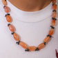 Carnelian and Lapis Lazuli Beads Necklace Set