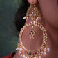 Saira Purani Dilli Gold Plated  Silver Chand Baali