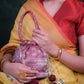 Maroon Antique Zari Potli Bag