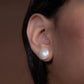 Coin Pearl Studs