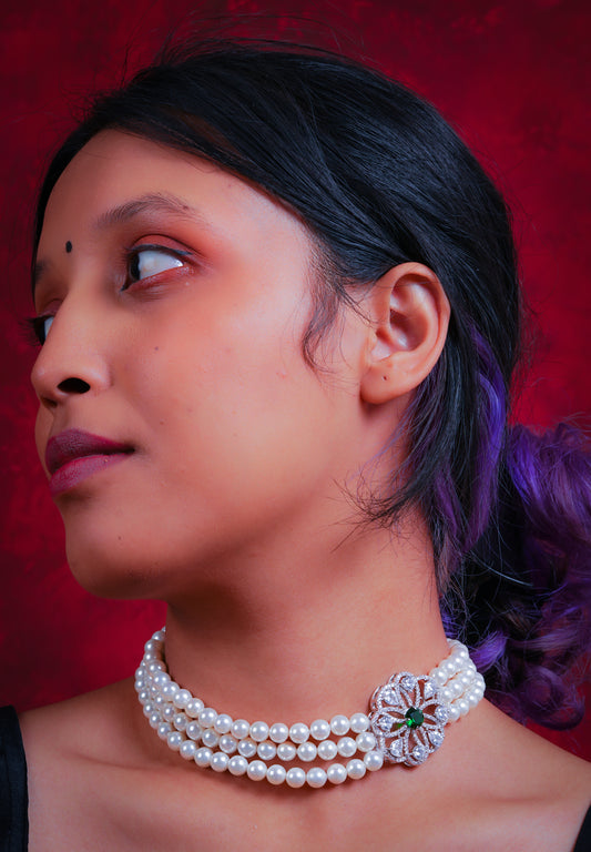Pearl Brilliance Choker