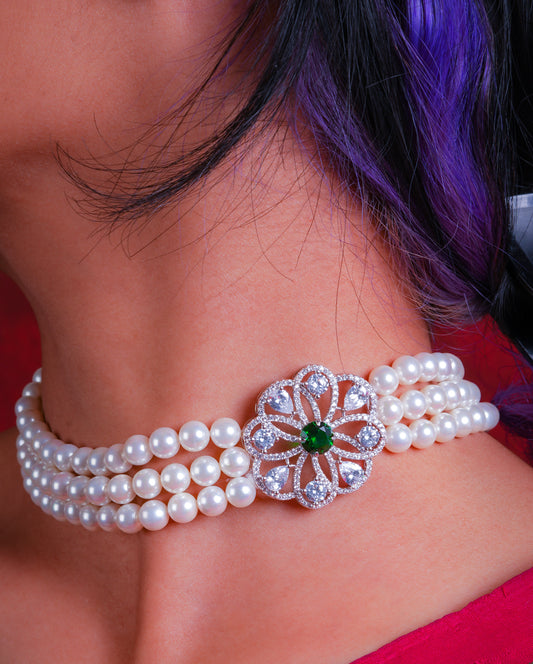 Pearl Brilliance Choker