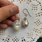 Baroque Pearl Earrings (Silver)
