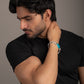 THE KHAN SILVER TURQUOISE BRACELET