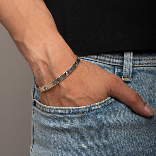 X Factor Silver Men Open Kada