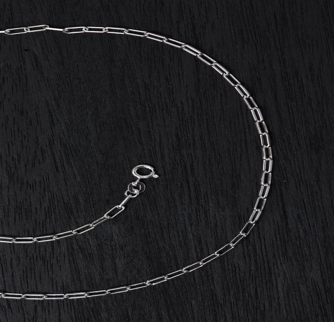 Silver Paper Clip Chain