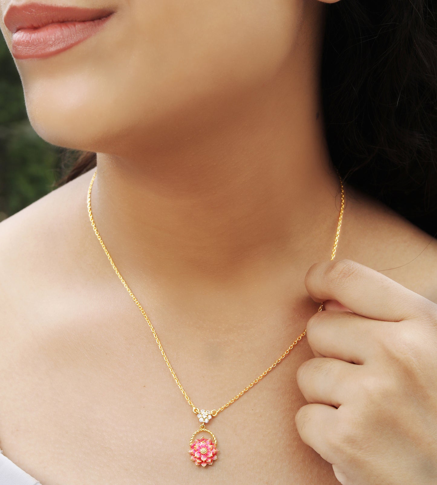Mystical Lotus Necklace