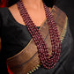 Pearl Rubies Multi Layered Necklace