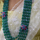 Turquoise And Green Onyx Layered Necklace