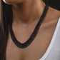 Tricolour Quartz Beads Necklace