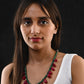 Emerald Green And Ruby Red Necklace