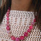 Pink Agates Necklace