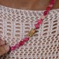 Pink Agates Necklace