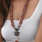 Silver Red Jasper and Pearls Necklsce