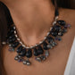 Black Onyx Silver Banjara Necklace