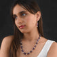 Amethyst Pearl Bunch Necklace Set