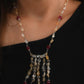 Silver, Citrine, Red Onyx Beads Necklace