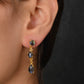 Blue Crystal Magic Earrings