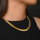 Gold Weave Luxe Chain Necklace